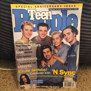 Lot of teen magazines (mostly NSYNC)